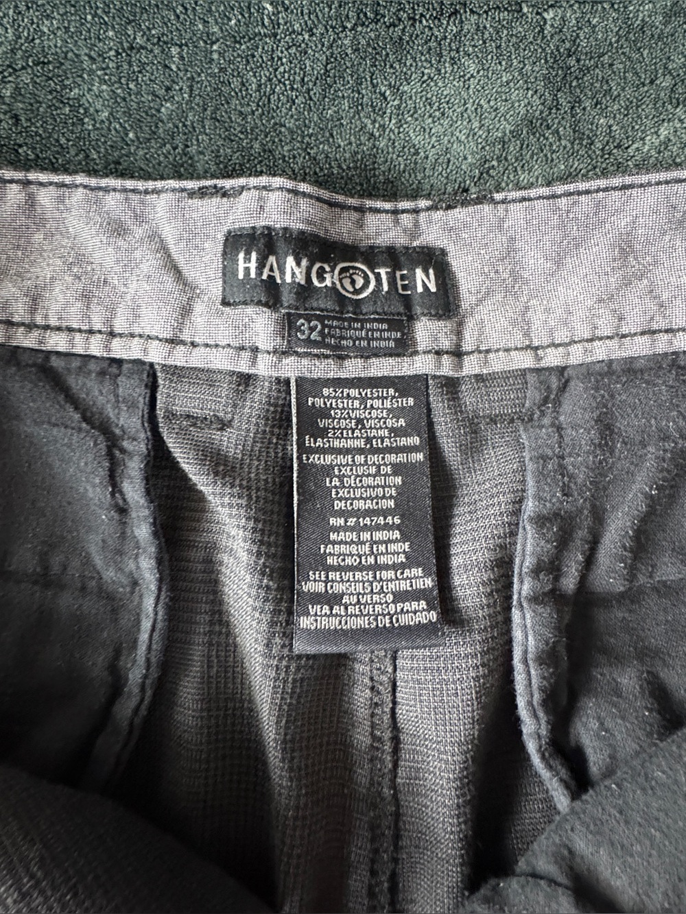 Hang Ten Black Men's Casual Pants